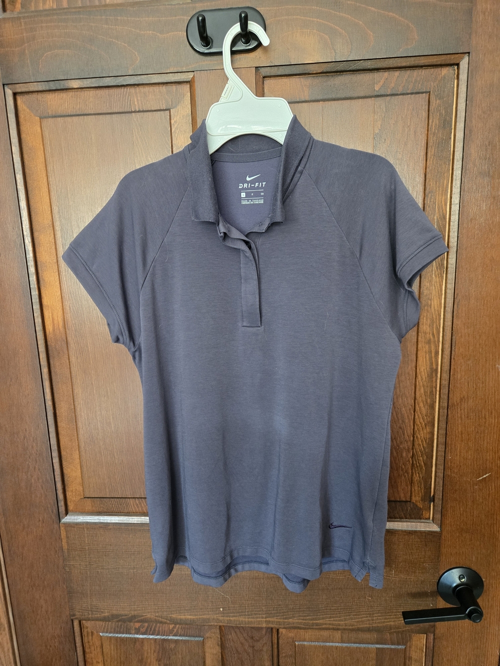 Nike Women's Dri-FIT Polo in Navy Blue